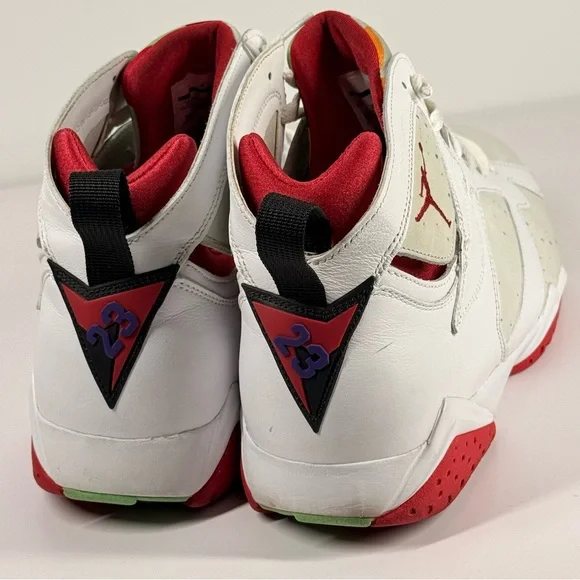 Air Jordan 7 Retro Hare White True Red Men's Size 12 - 304775-125 - Picture 13 of 13